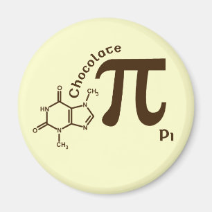 Imã Ímã do Pi do chocolate do dia do Pi