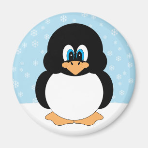 Imã Ímã do pinguim do floco de neve