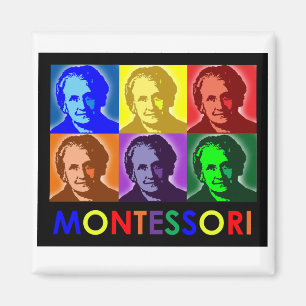 Imã Ímã do pop art de Maria Montessori