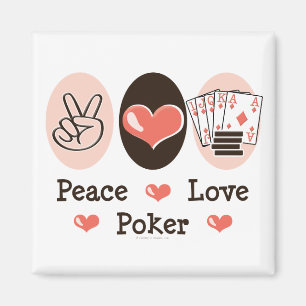 Imã Ímã do póquer do amor da paz