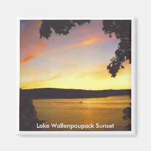 Imã Ímã do por do sol de Wallenpaupack do lago