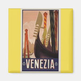 Imã Ímã do poster dos barcos de Venezia Veneza do