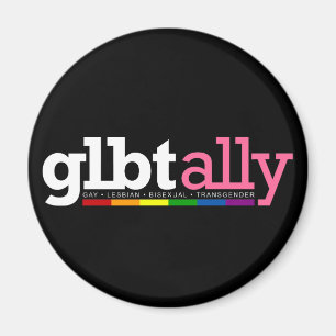 Imã Ímã do preto do aliado de GLBT