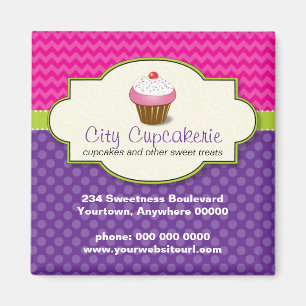 Imã Ímã do promocional da loja do cupcake