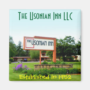 Imã Ímã do quadrado da pensão de Usonian - sinal de