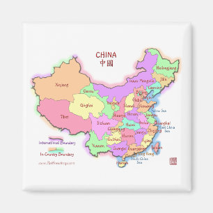 Imã Ímã do quadrado do mapa de China