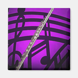 Imã Ímã do quadrado do músico do Flutist da flauta
