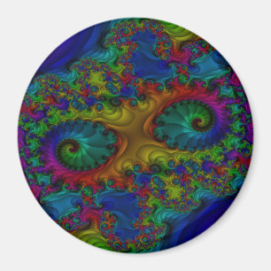 Imã Ímã do Rainbow Fractal CIrcle