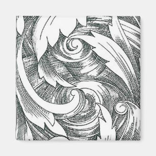 Imã Ímã do redemoinho da arte da tinta