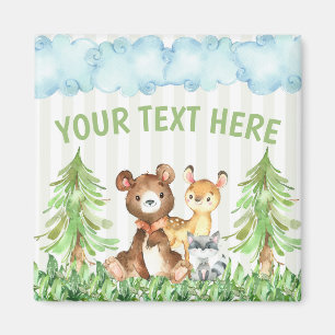 Imã Ímã do refrigerador dos animais da floresta