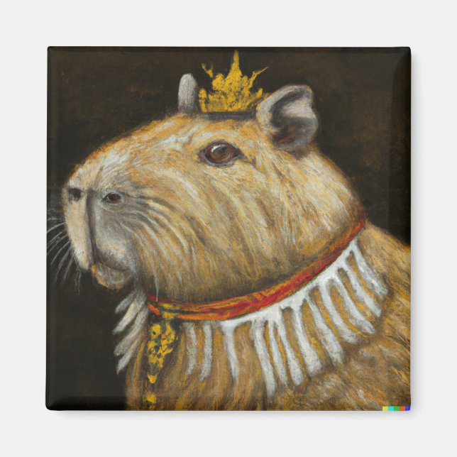 IMÃ ÍMÃ DO REI CAPIVARA - PRESENTE ENGRAÇADO DE CAPIVA (Frente)