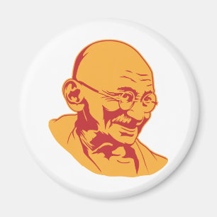 Imã Ímã do retrato de Mahatma Gandhi