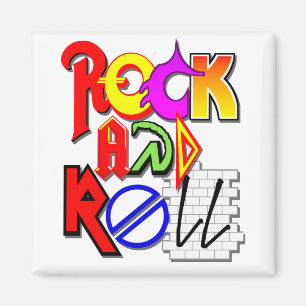 Imã Ímã do rock and roll (branco)