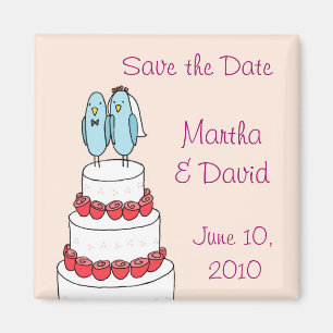 Imã Ímã do rosa do bolo do pássaro