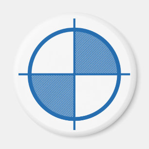 Imã Ímã do símbolo da elevação (azul)