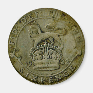 Imã Ímã do sixpence de 1922 Ingleses