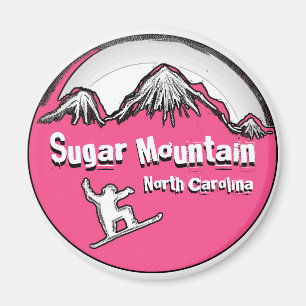 Imã Ímã do snowboard de North Carolina da montanha d