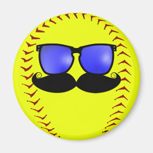 Imã Ímã do softball de Fastpitch do bigode