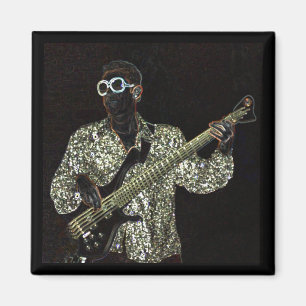 Imã ímã do som da cara da música da guitarra baixa