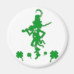 Imã Ímã do trevo do Leprechaun do dia de St Patrick