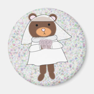 Imã ímã do urso da noiva
