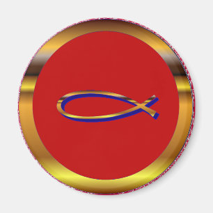 Imã Ímã do Vermelho-Ouro de Ichthys