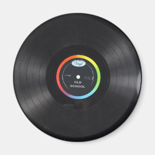 Imã ímã do vinil da velha escola