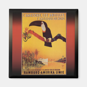 Imã Ímã do vintage da propaganda do cruzeiro de