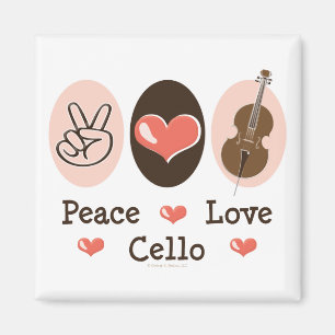 Imã Ímã do violoncelo do amor da paz