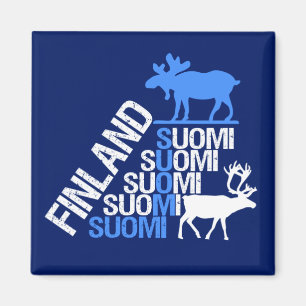 Imã Ímã dos alces & da rena de Finlandia