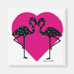 Imã Ímã dos amantes do flamingo