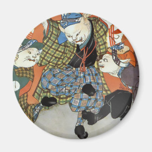 Imã Ímã dos gatos da dança