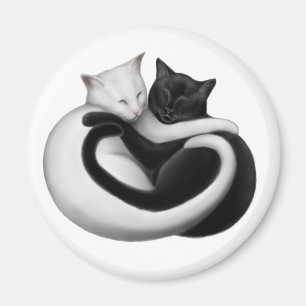 Imã Ímã dos gatos do amor de Yin Yang