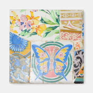 Imã Ímã dos mosaicos de Guell do parque