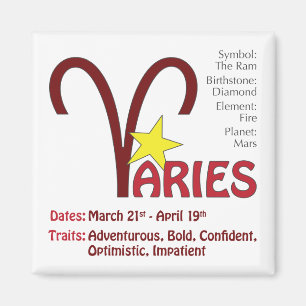 Imã Ímã dos traços do Aries