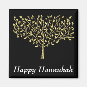Imã Ímã Dourado de Chanukah da árvore