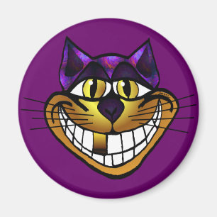 Imã Ímã dourado do gato de Cheshire