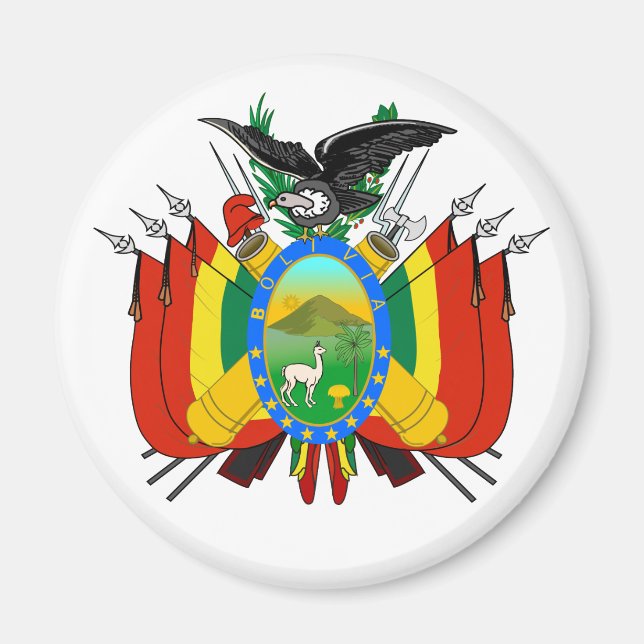 Imã ímã emblema bolivia (Frente)