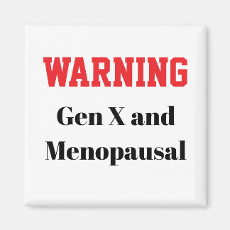 Imã Ímã engraçado da menopausa para a Geração X
