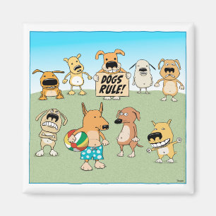 Imã Ímã engraçado da regra dos cães