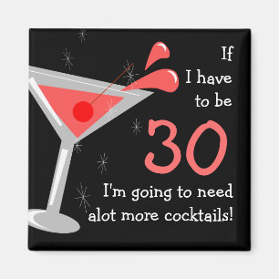 Imã Ímã engraçado do cocktail de Martini do
