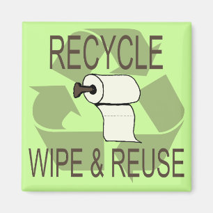Imã Ímã engraçado do reciclar