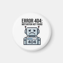 Ímã Erro 404 Motivação Não Encontrada