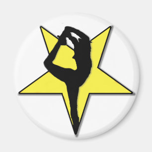 Imã ímã estrela cheerleader