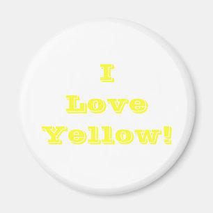Imã Ímã Eu Adoro Amarelo