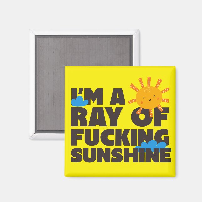 Imã Ímã Eu Sou Um Raio de Sol Absurdo Divertido (Front/Back)