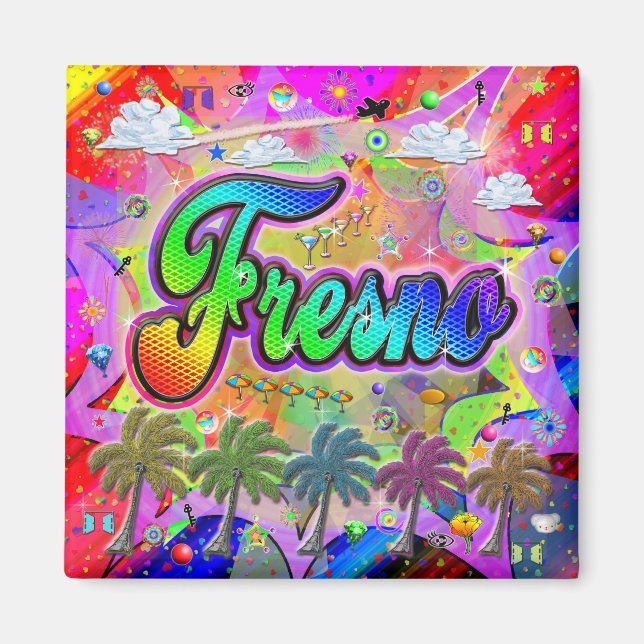 Imã Ímã Expresso Fresno Vista (Frente)