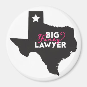 Imã Ímã extravagante grande do advogado de Texas