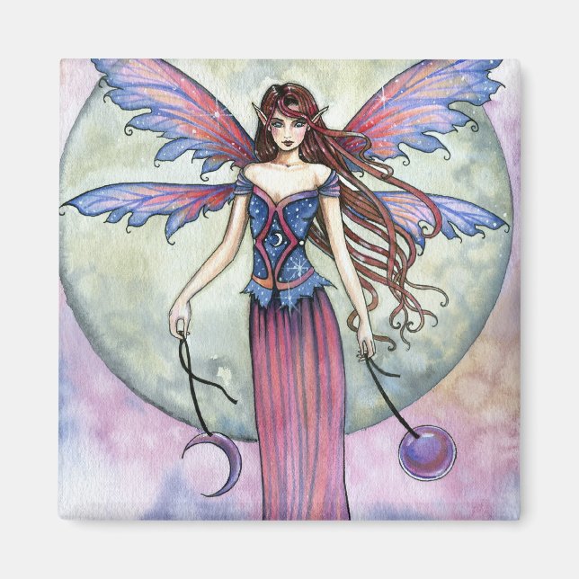 Imã Ímã Fada Gótica Celestial (Frente)