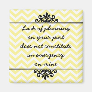 Imã Ímã: Falta do planeamento em sua parte…